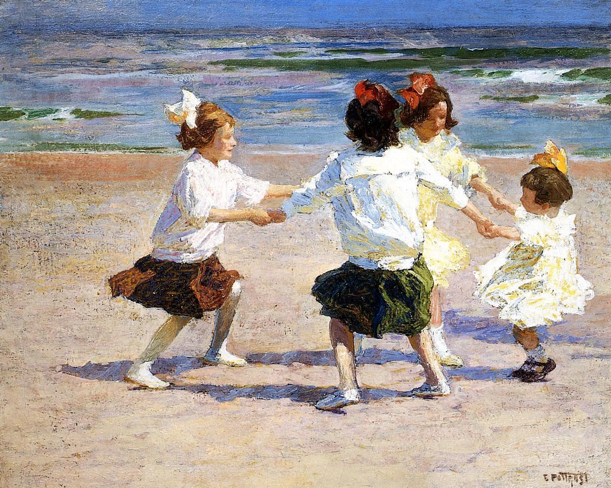 Edward Henry Potthast Ring around the Rosy